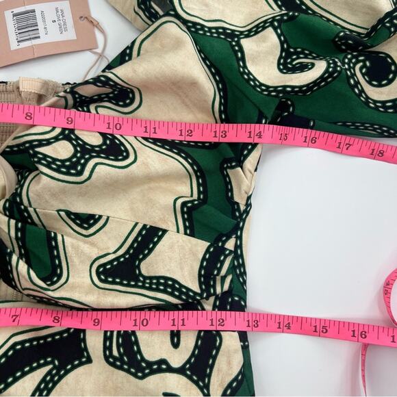 NWT Alexis Iana Dress in Maldive Green Sz S puff dress - Picture 8 of 11